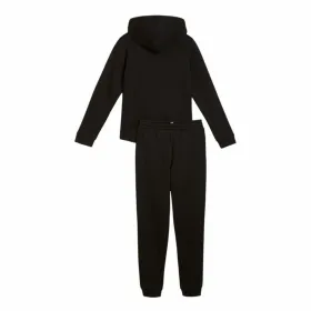 Children’s Tracksuit Puma Hooded Sweat Suit Flecce Cl Black