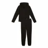 Детский спортивных костюм Puma Hooded Sweat Suit Flecce Cl Чёрный