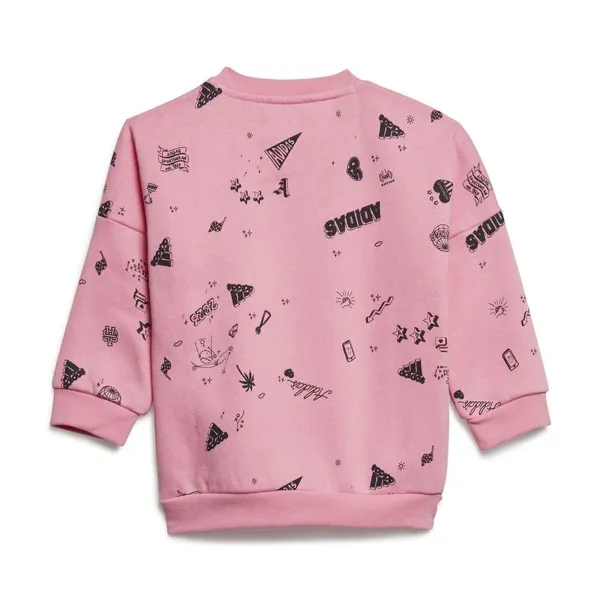 Спортивный костюм для малышей Adidas Bluv Q3 Cset Розовый