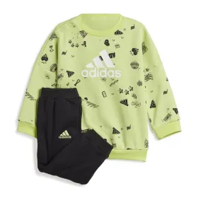 Zīdaiņa Sporta Apģērbs Adidas Bluv Q3 Cset Gaiši zaļš