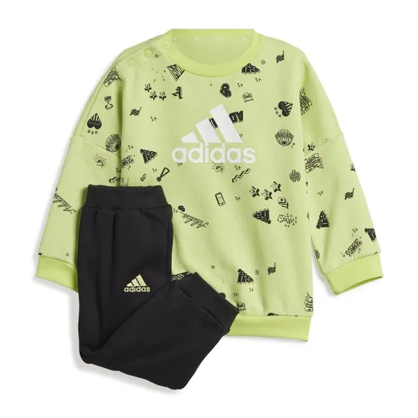 Спортивный костюм для малышей Adidas Bluv Q3 Cset Светло-зеленый