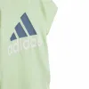Sports Outfit for Baby Adidas Bl Cotton Set Infantil Blue Light Green
