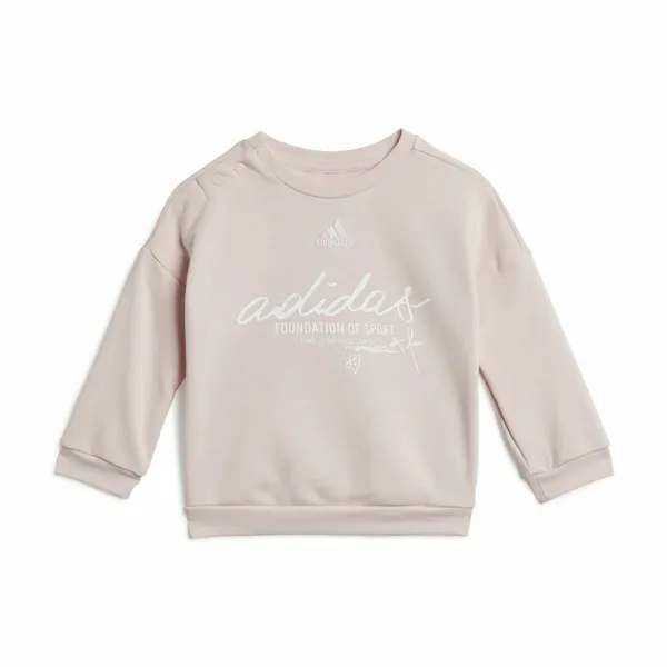 Vaikiškas sportinis kostiumas Adidas Brand Love Jogger Rožinė