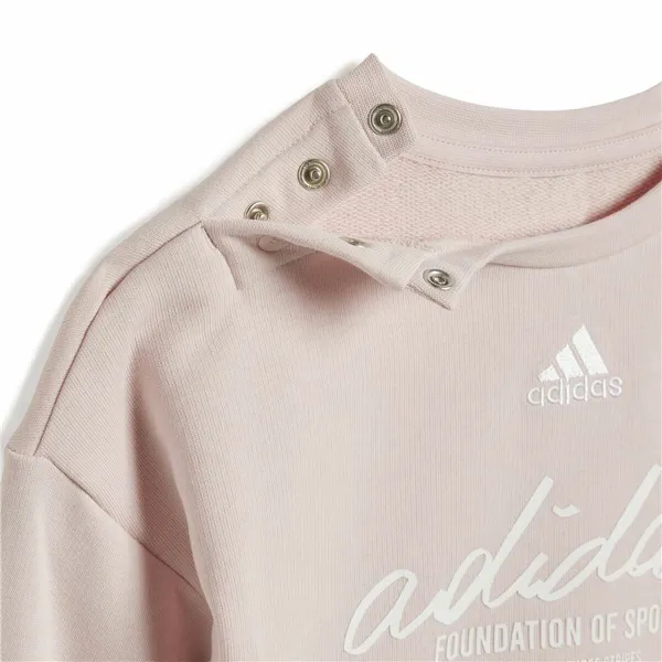 Vaikiškas sportinis kostiumas Adidas Brand Love Jogger Rožinė