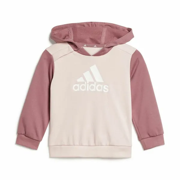 Детский спортивных костюм Adidas Essentials Colorblock Серый Розовый