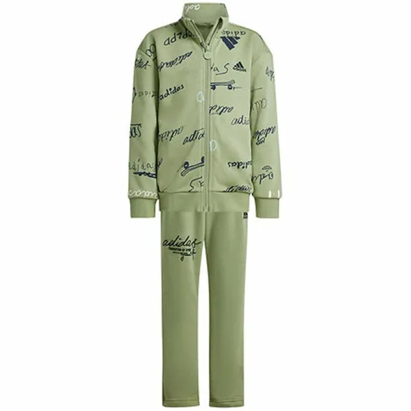 Lasten verkkapuku Adidas Brand Love Little Vihreä