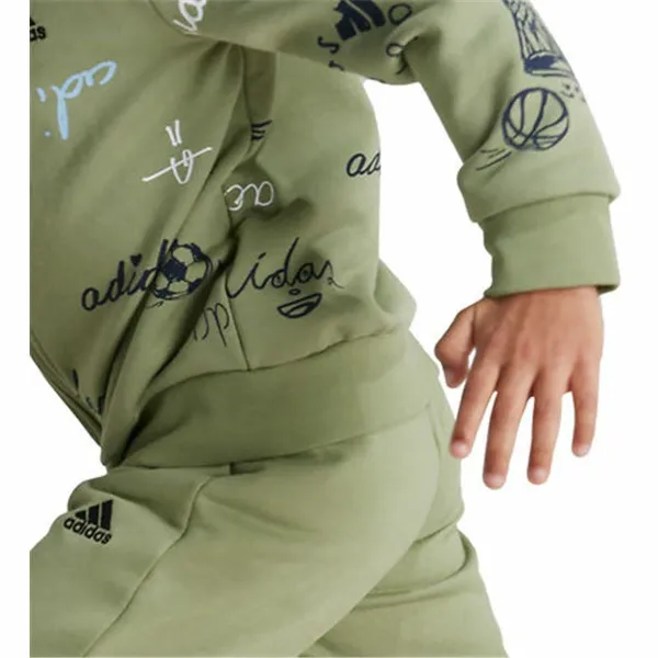 Vaikiškas sportinis kostiumas Adidas Brand Love Little Žalia