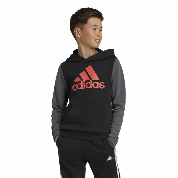 Džemperis Meitenēm ar Kapuci Adidas Essentials Pelēks