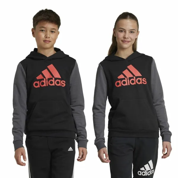 Толстовка с капюшоном для девочек Adidas Essentials Серый