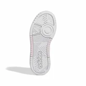 Sports Shoes for Kids Adidas Hoops 3.0 Bold White