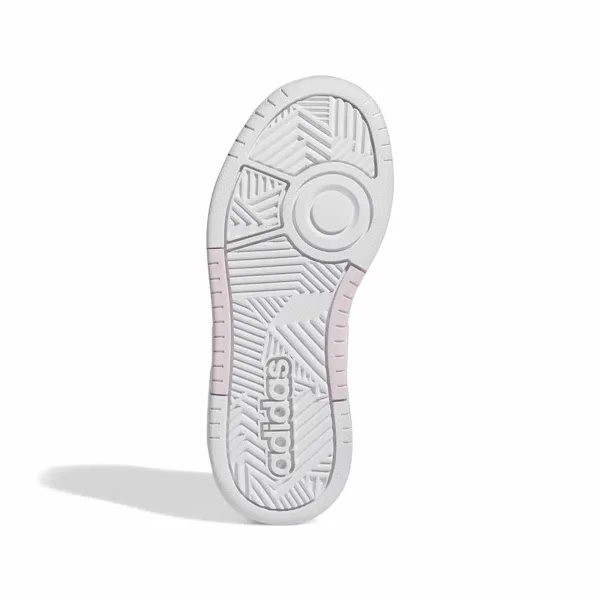 Sports Shoes for Kids Adidas Hoops 3.0 Bold White