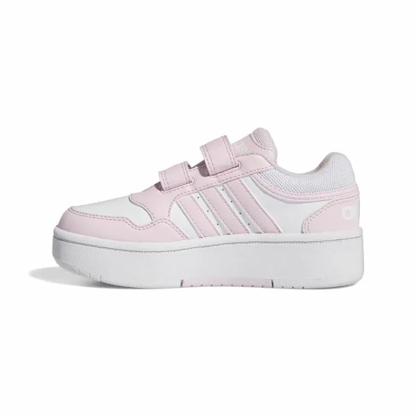 Lasten urheilukengät Adidas Hoops 3.0 Bold Valkoinen