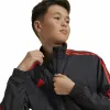 Толстовка без капюшона Adidas Tiro Woven Tracktop Чёрный