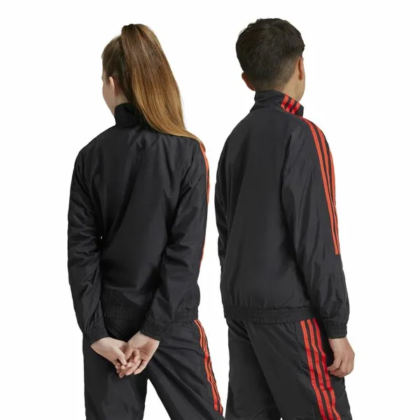 Толстовка без капюшона Adidas Tiro Woven Tracktop Чёрный