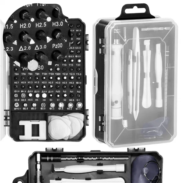 Screwdriver set Springos CS0057 117 elements