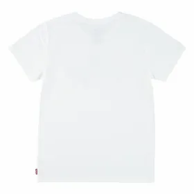 Child's Short Sleeve T-Shirt Levi's Lvg Ss Batwing Fill White