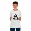 Krekls ar Īsām Piedurknēm Bērniem Le coq sportif Ess N°1 Enfant New Balts