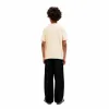 Child's Short Sleeve T-Shirt Jack & Jones Jorfrederiksberg Beige