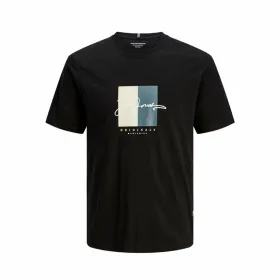 Child's Short Sleeve T-Shirt Jack & Jones Jorfrederiksberg Black