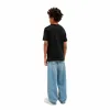 Child's Short Sleeve T-Shirt Jack & Jones Jorfrederiksberg Black