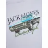 Child's Short Sleeve T-Shirt Jack & Jones Jorboston Photo w Neck Indigo