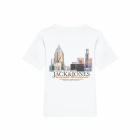 Child's Short Sleeve T-Shirt Jack & Jones Jorboston Photo w Neck