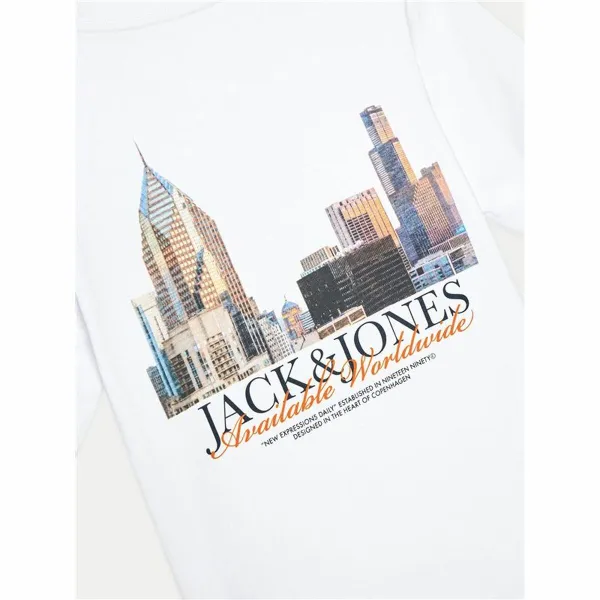 Child's Short Sleeve T-Shirt Jack & Jones Jorboston Photo w Neck