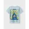 Vaikiška Marškinėliai su trumpomis rankovėmis Name It Nkmmakai Jaws Nreg Box Sky