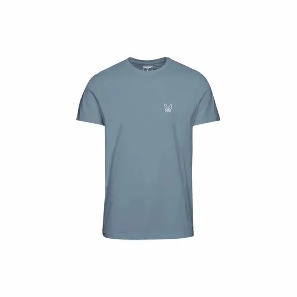 Krekls ar Īsām Piedurknēm Bērniem Jack & Jones Jjdenim Logo O-Neck Indigo