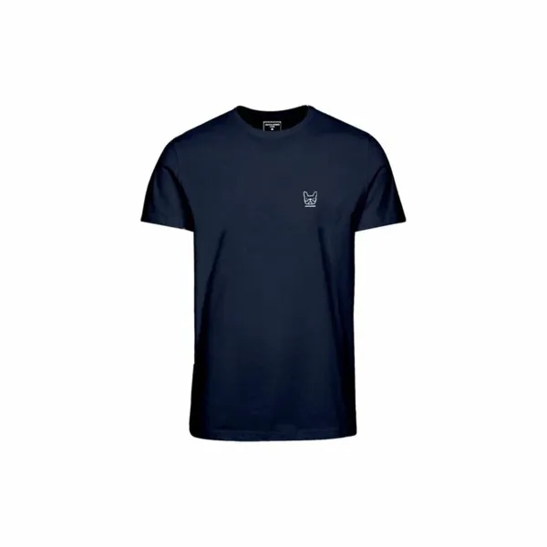 Krekls ar Īsām Piedurknēm Bērniem Jack & Jones Jjdenim Logo O-Neck Tumši Zils