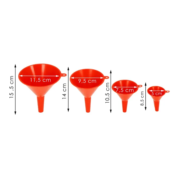 Funnel set Springos HA5137 4 pcs