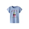 Child's Short Sleeve T-Shirt Name It Nmfvibeke Capsl Serenity Indigo