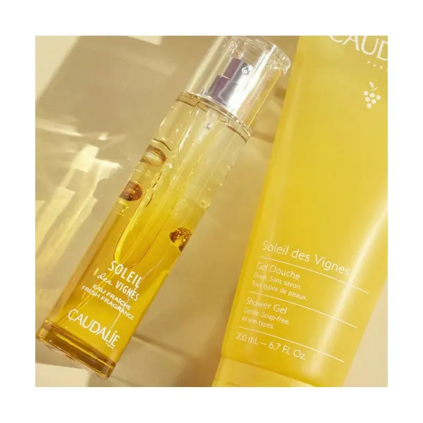 Suihkugeeli Caudalie Soleil Des Vignes 200 ml Saippuaa sisältämätön