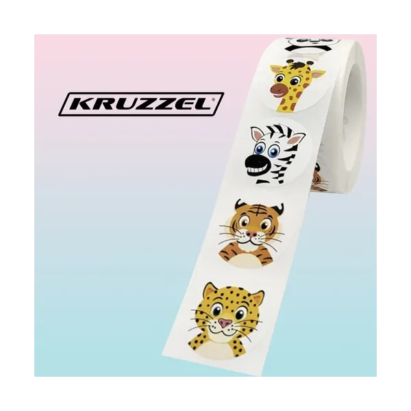 Motiveerivad kleebised - 500 tk rull Kruzzel 22947