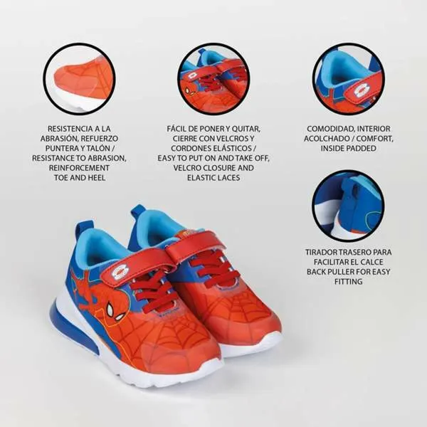 LED Trainers Spider-Man Red 30