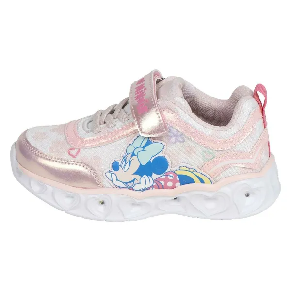 LED Trainers Minnie Mouse Light Pink