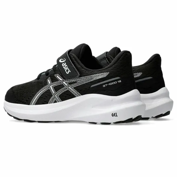 Skriešanas Apavi Bērniem Asics GT-1000 13 PS Melns