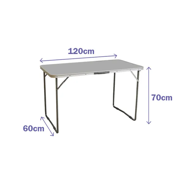 Saliekams galds Marbueno 120 x 70 x 60 cm Daudzkrāsains
