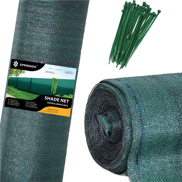 Shading net Springos SN0019 140g/m2 1,5x50m green