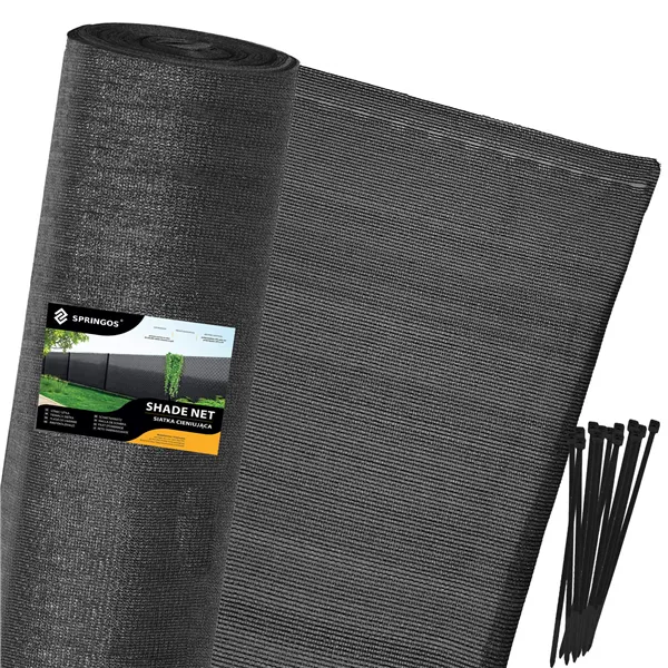 Shading net Springos SN0050 65g/m2 1,5x25m anthracite