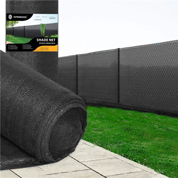 Shading net Springos SN0050 65g/m2 1,5x25m anthracite