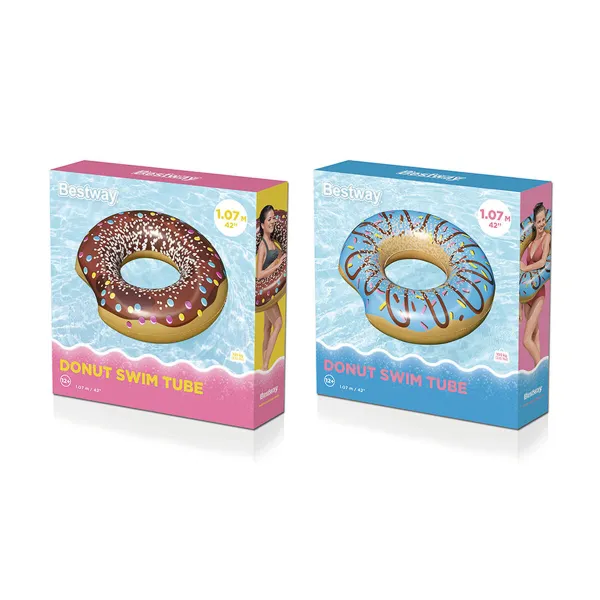 Täispuhutav ujuk Bestway Donut Ø 107 cm Mitmevärviline