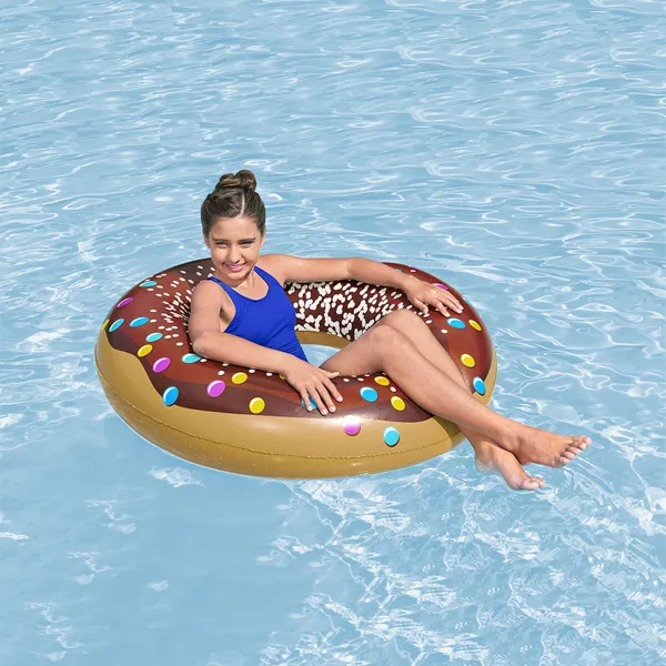 Täispuhutav ujuk Bestway Donut Ø 107 cm Mitmevärviline