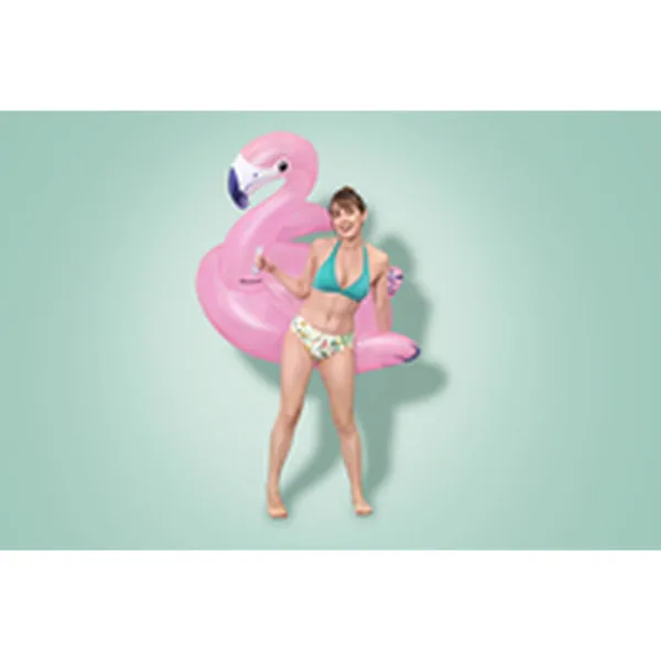 Piepūšams Pludiņš Bestway Rozā flamingo 153 x 143 cm