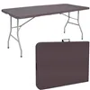 Folding table Springos GF0055 180cm brown