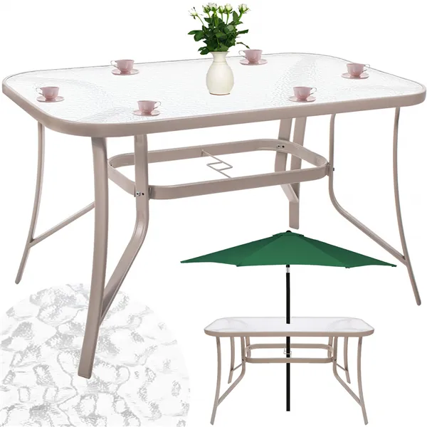 Garden table Springos GF0075 120 X 70 X 70 CM