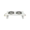 Dog Feeder Trixie White