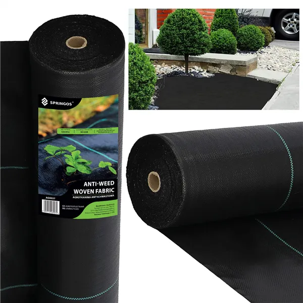 Agrotextile against weeds Springos AG0037 90g/m2 0,8x50 m