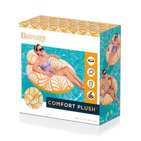 Piepūšamais baseina krēsls Bestway Deluxe 118 x 117 cm Oranžs