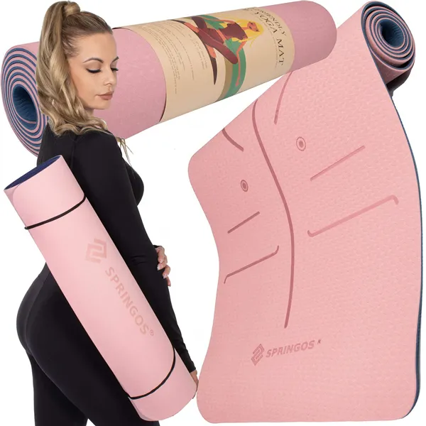 Yoga mat Springos YG0014 183 cm